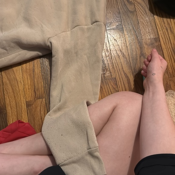 Zip up fluffy jacket size medium brand faded rose essentials - Picture 4 of 5